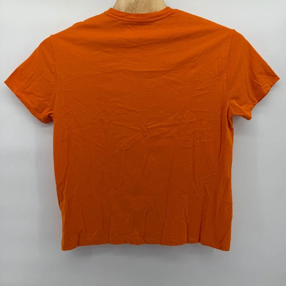 Polo Ralph Lauren Pocket T-Shirt Mens Large Orange Classic Fit Short Sleeve Tee